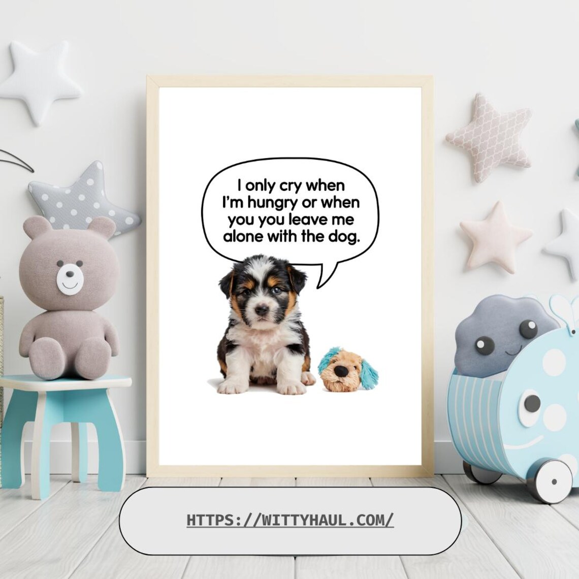 Baby Room Nursery Wall Art, Funny Gift For New Parents - Image 6