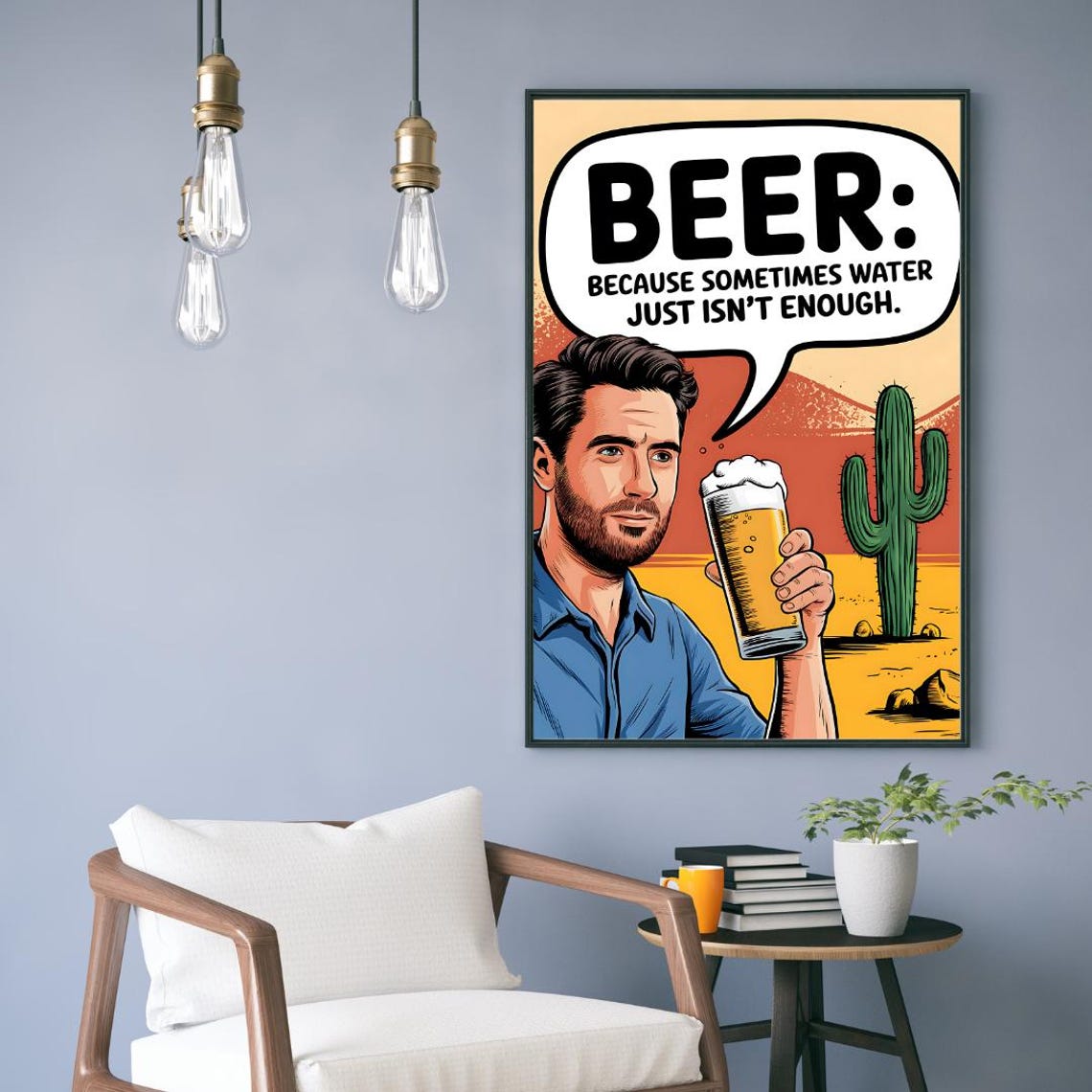 Beer Humour, Funny Beer Jokes Art Print - Image 6