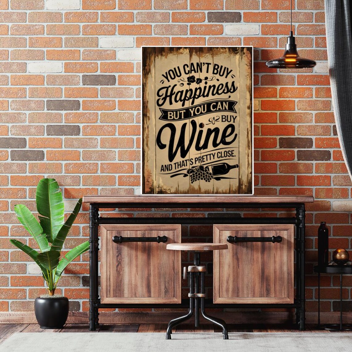 Wine Poster Art, Modern Wine Saying - Image 6