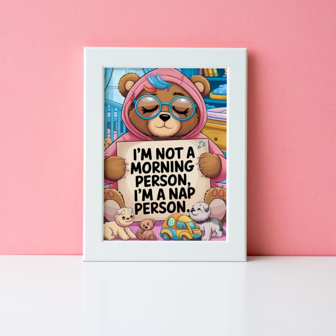 Funny Baby Nursery Art Print, New Parent Gift - Image 4