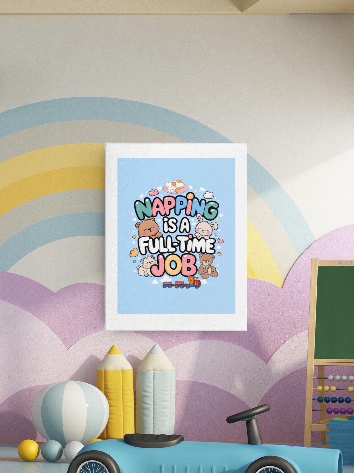 Funny Baby Room Nursery Art Print, New Parents Gift - Image 5
