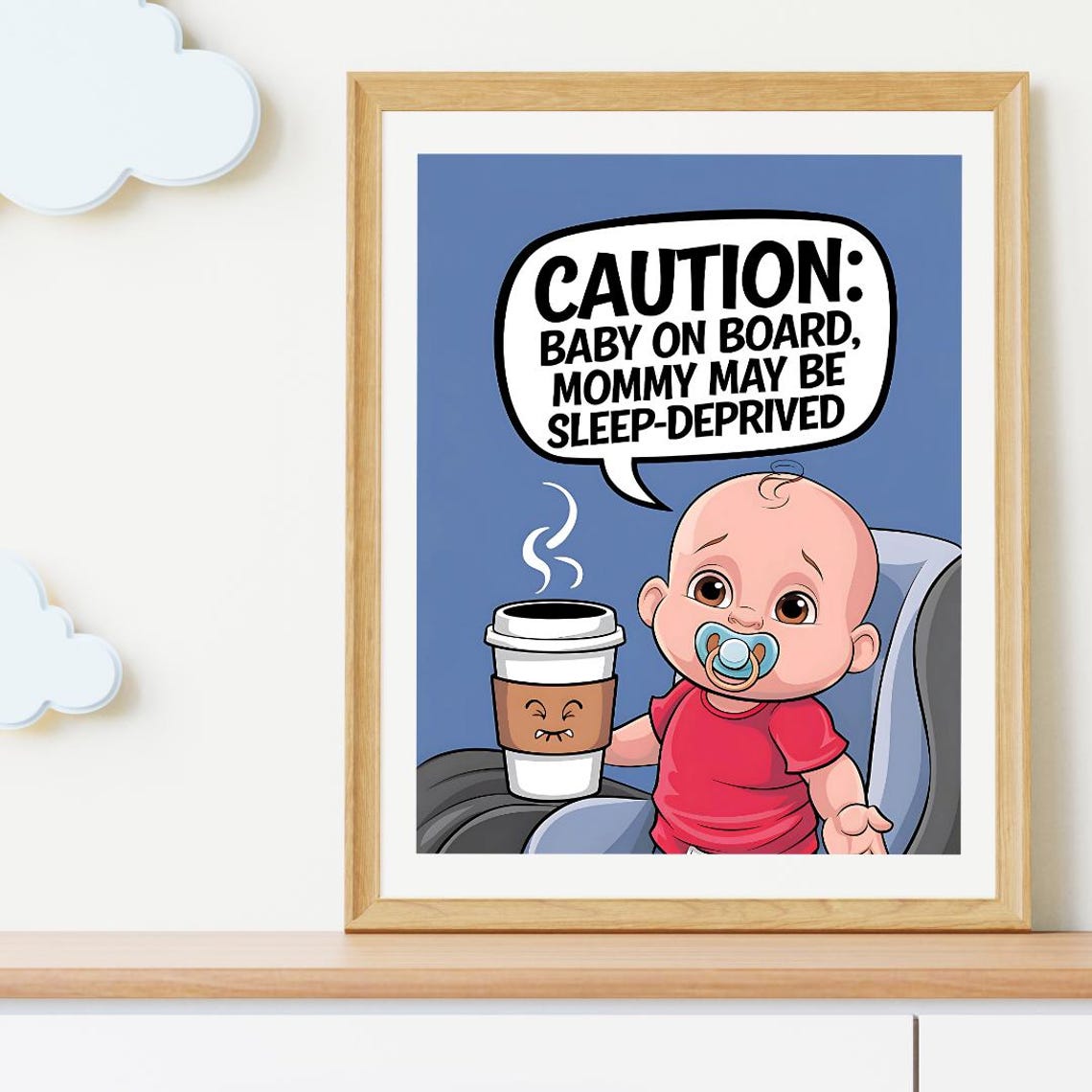 Baby Nursery Wall Art, Funny Room Decor