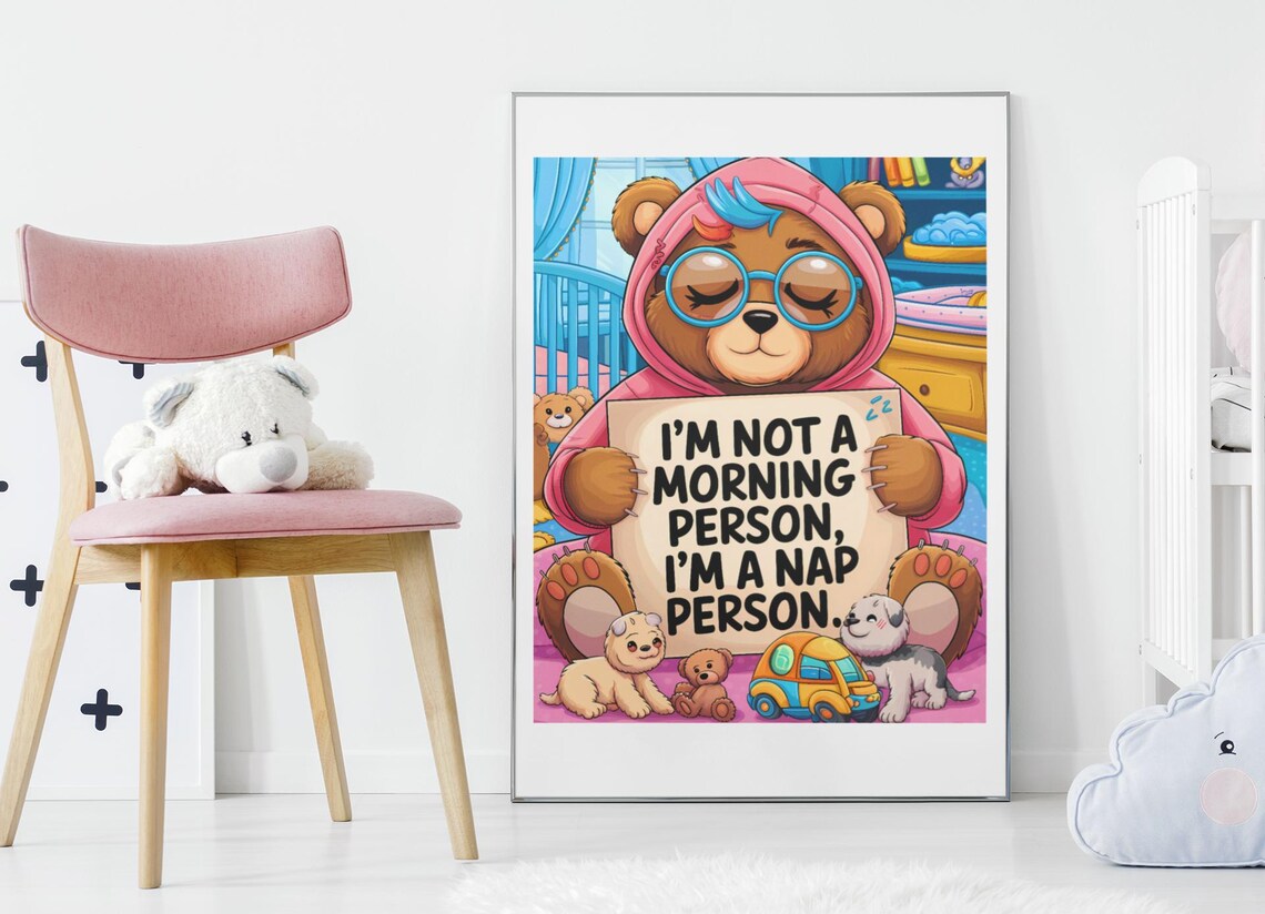 Funny Baby Nursery Art Print, New Parent Gift - Image 2