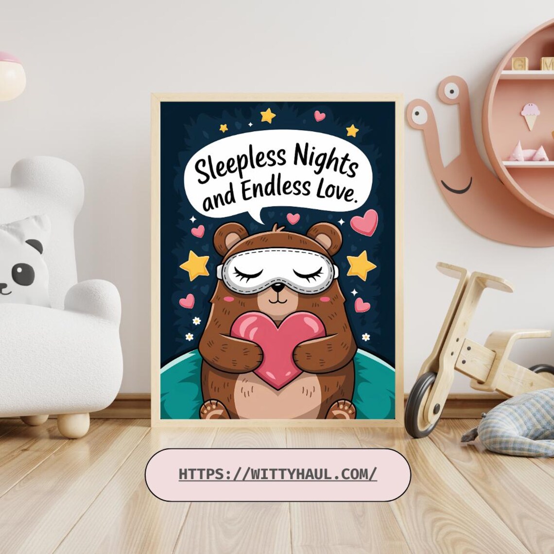 Baby Nursery Funny Room Decor, Cute Prints - Image 4