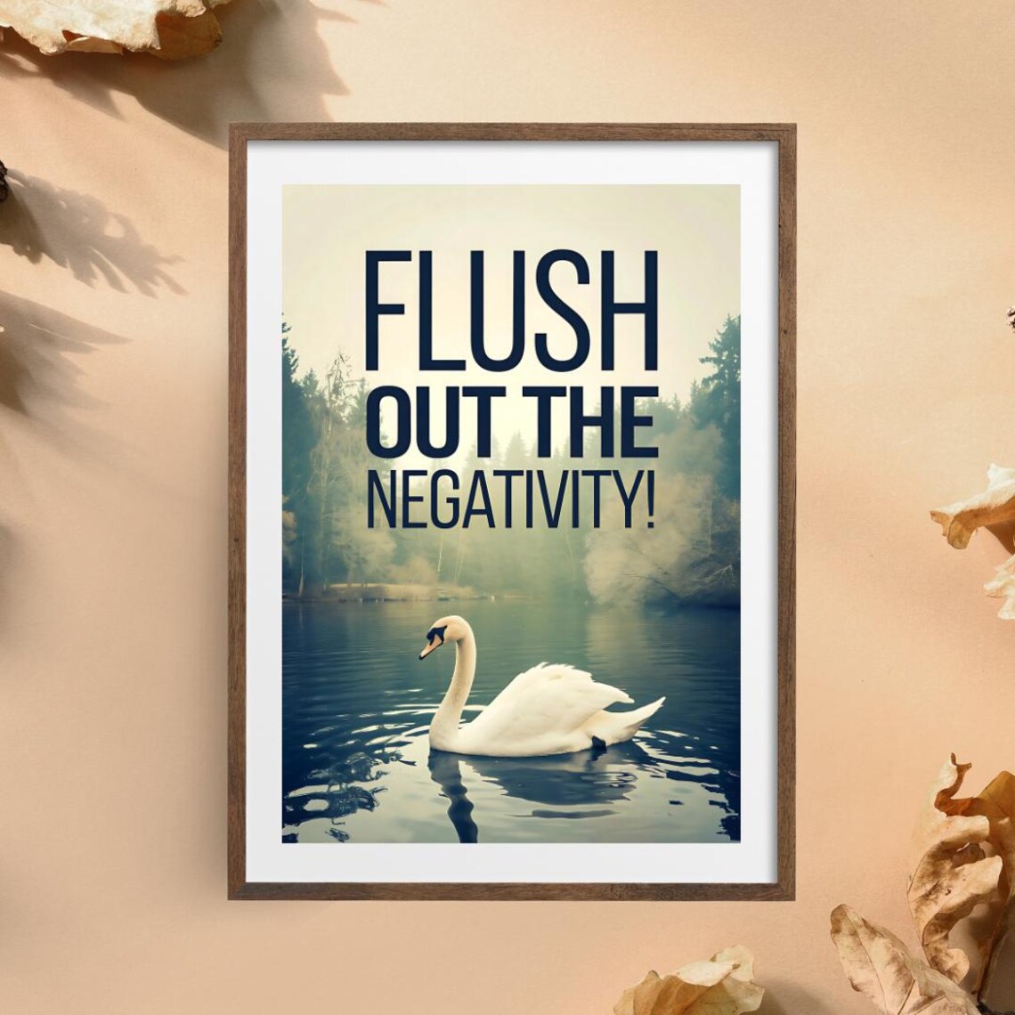 Funny Bathroom Quote, Toilet Humor Poster Print - Image 4