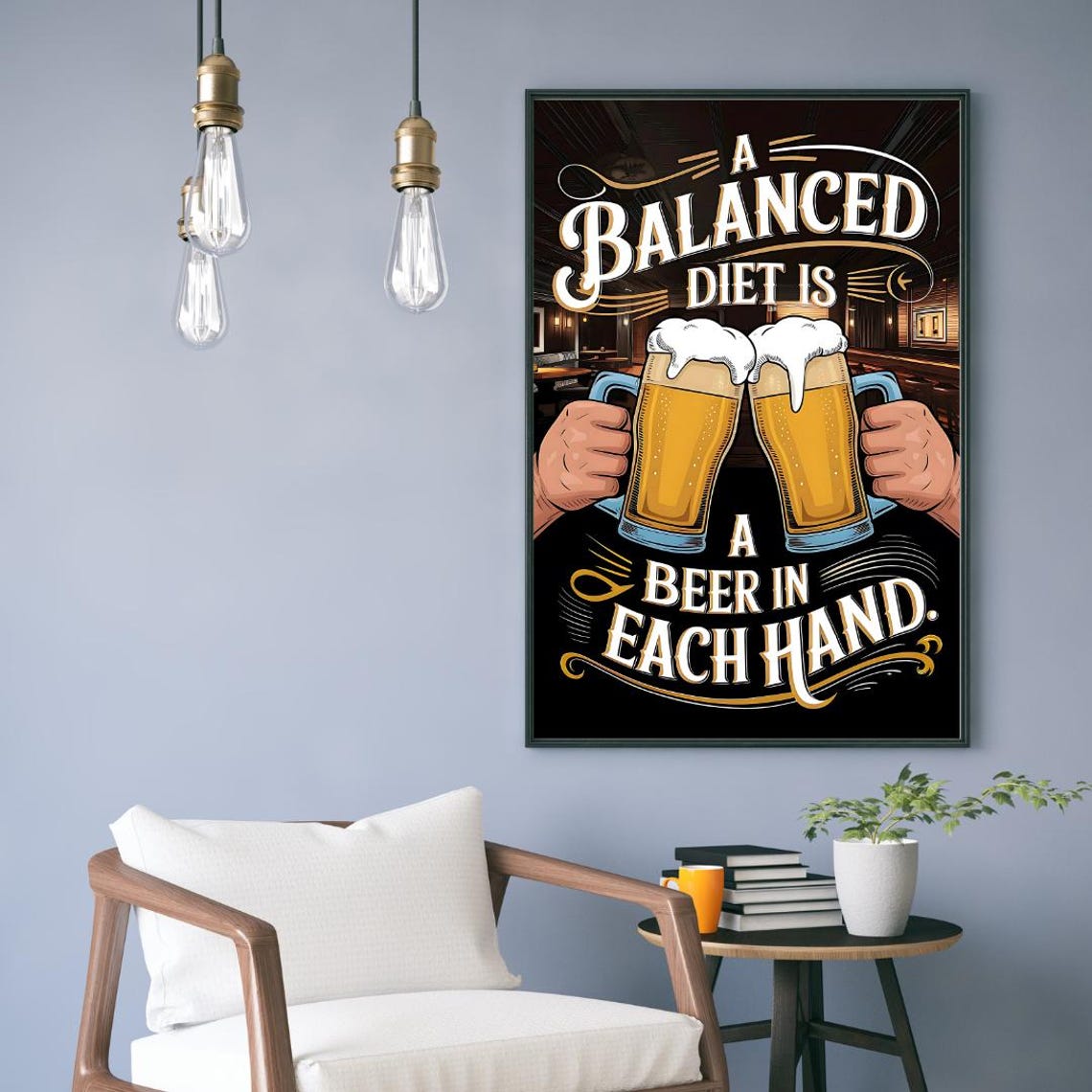Beer Wall Art, Funny Beer Puns Poster - Image 3