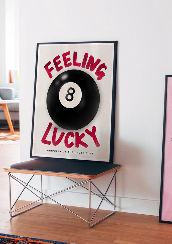 Vintage 8 Pool Ball Print Retro Handdrawn Wall Art Trendy Bar Cart Poster Black And White For Apartment