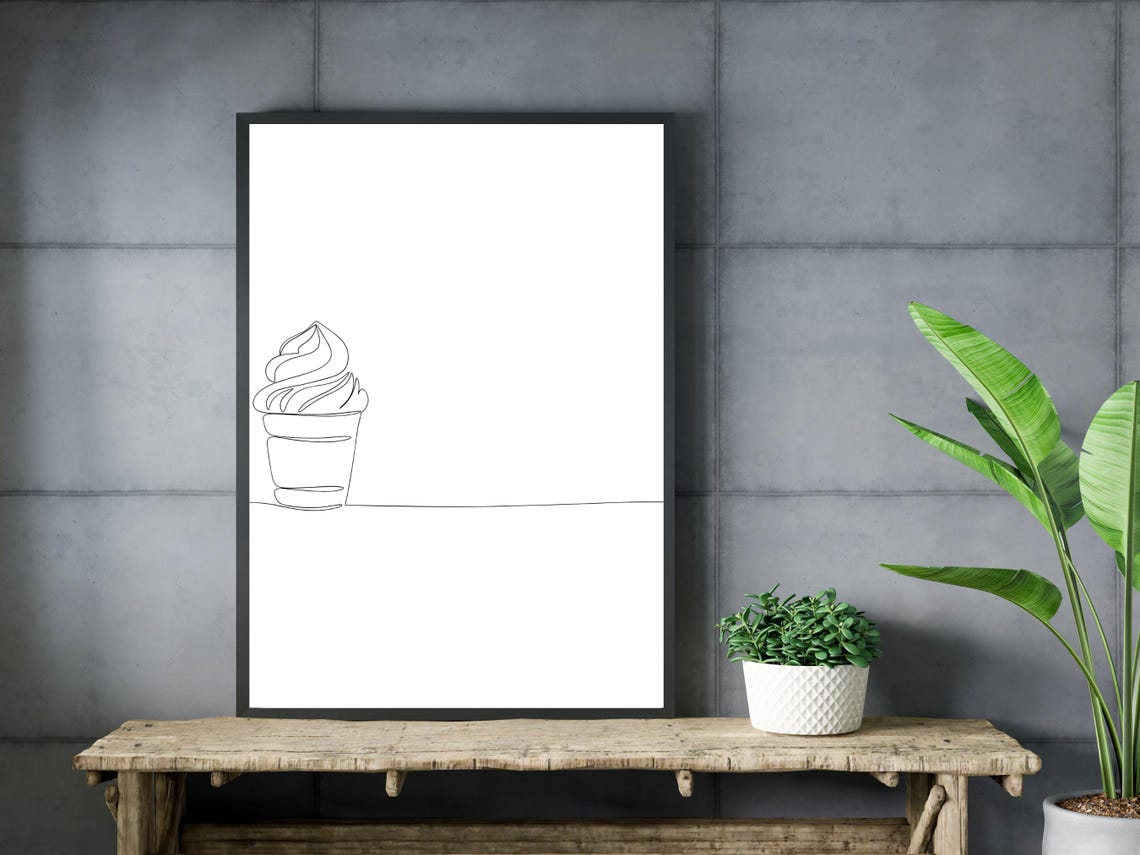 Ice Cream Line Art - Image 3