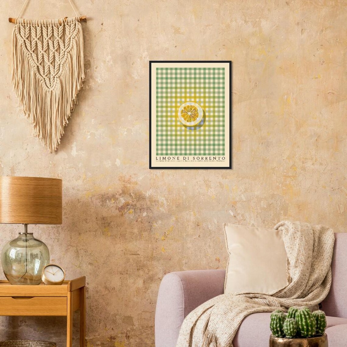 Lemon Art Print Modern Wall Art Kitchen Poster Wall Art Decor Fruit Art Rustic Home Decor Lemon Print Housewarming Gift - Image 3