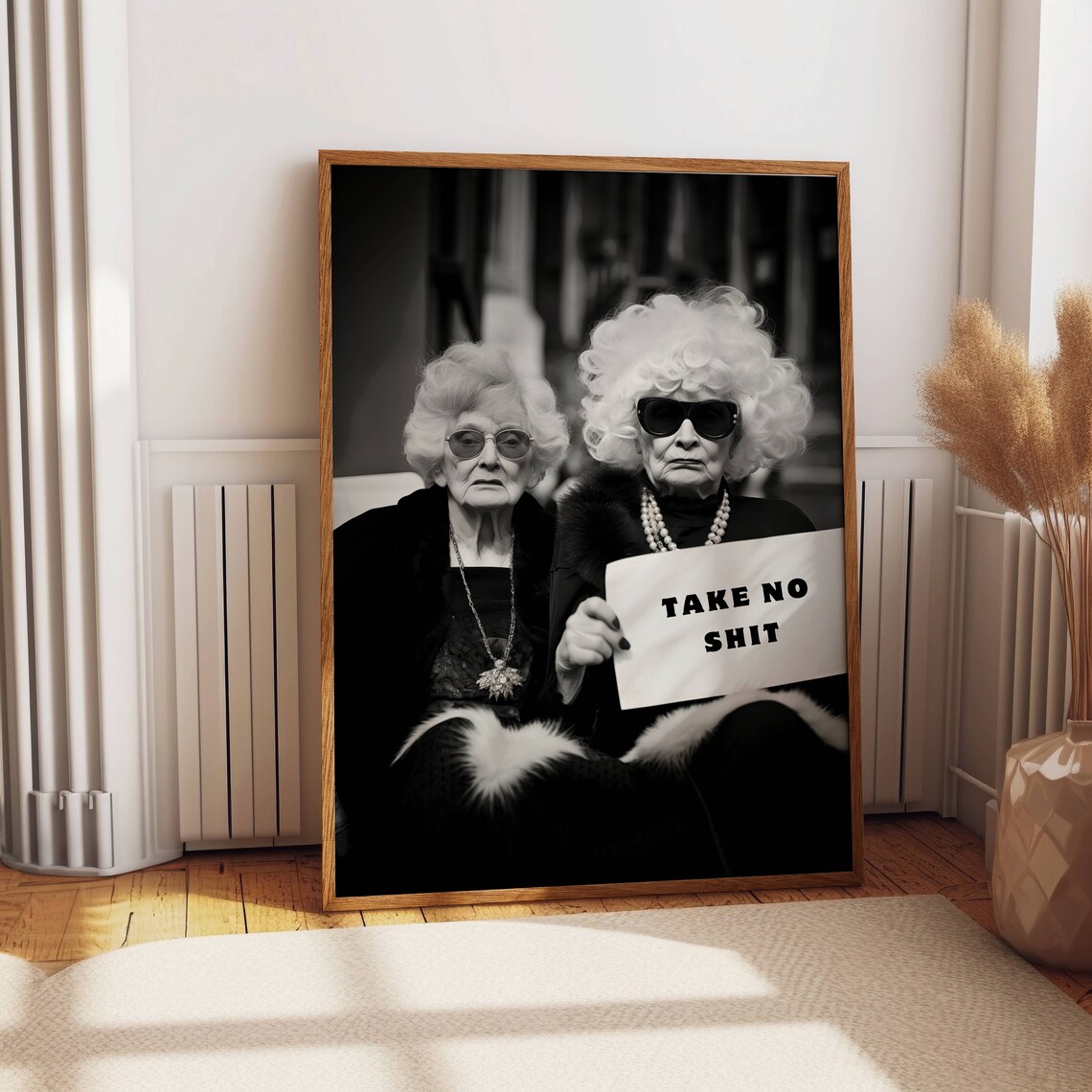 Take No Sh Feminist Quote Print, Girl Power Poster - Image 2