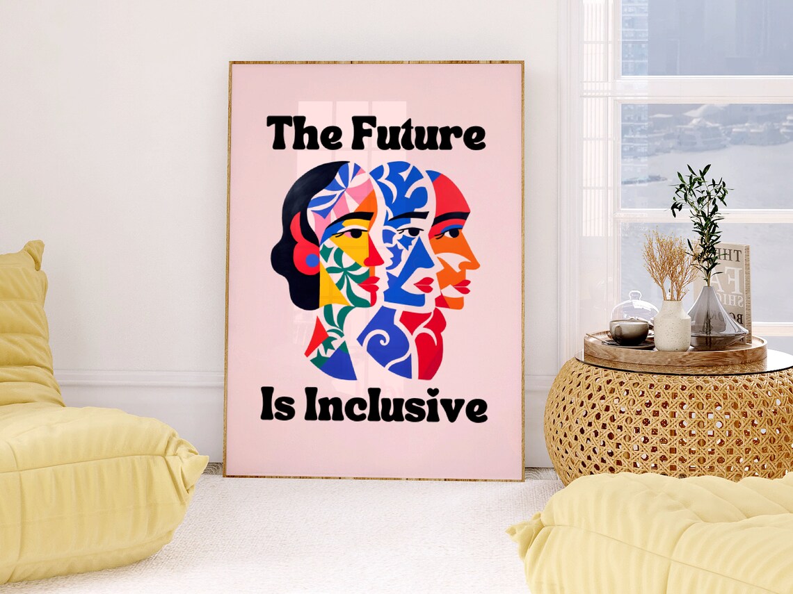 The Future Is Inclusive Equality Matters Art Print - Image 2