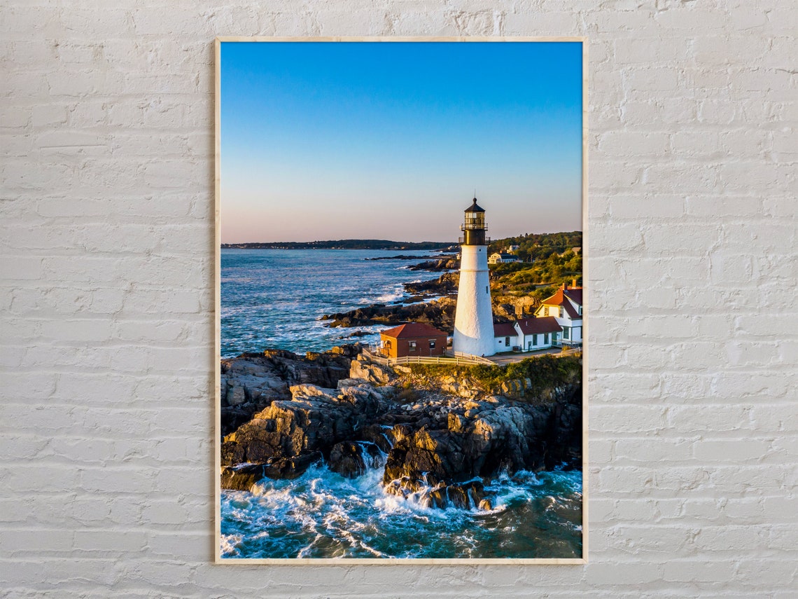 Real Photo Maine Print Maine Wall Art Maine Poster Maine Photo Maine Poster Print Maine Wall Decor United States Poster Usa