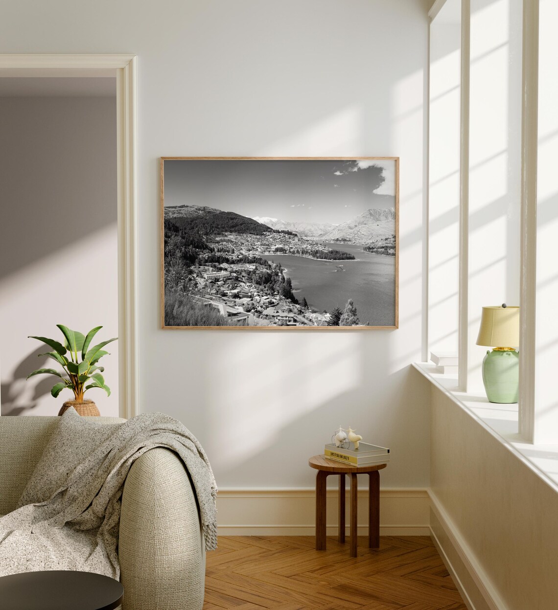 Black And White Queenstown Print Queenstown Art Queenstown Poster Queenstown Photo Queenstown Poster Print Queenstown Wall Decor - Image 5