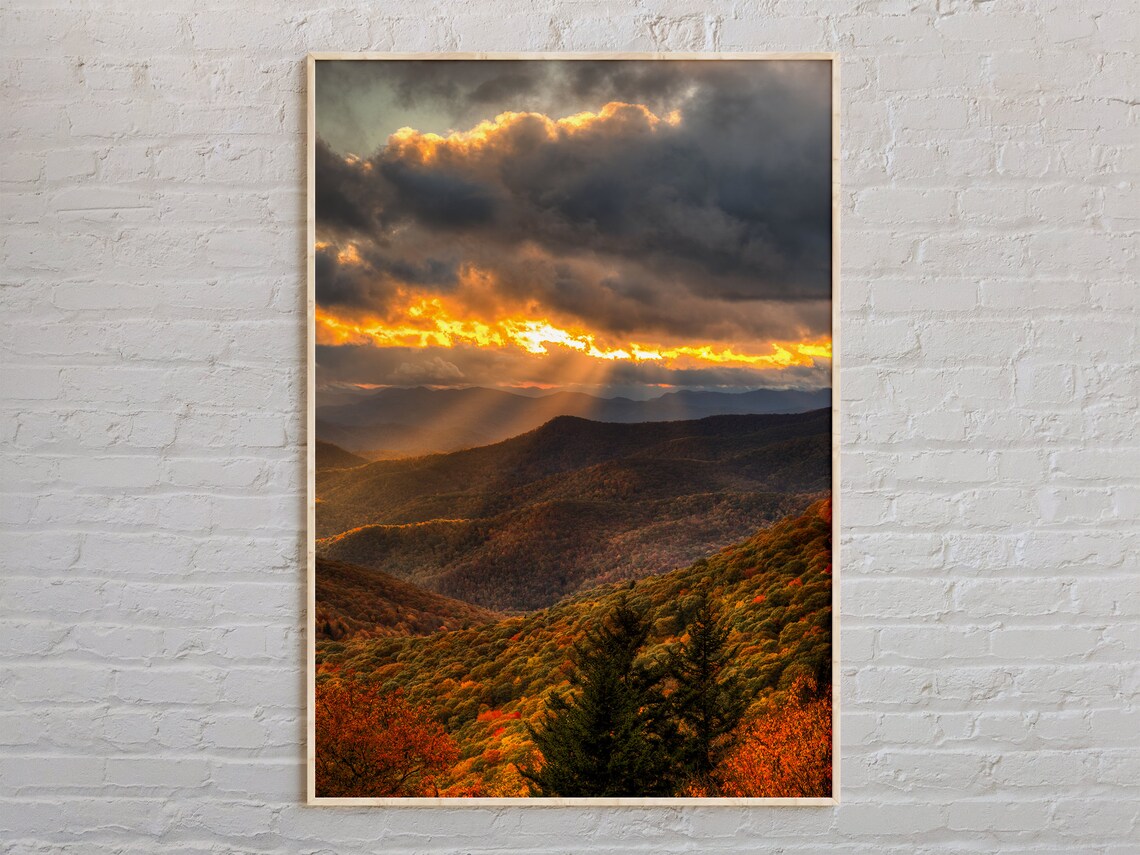 North Carolina Wall Art Poster