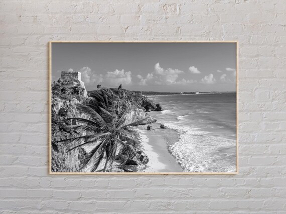 Black And White Mexico Print Wall Art Poster Photo Decor North America