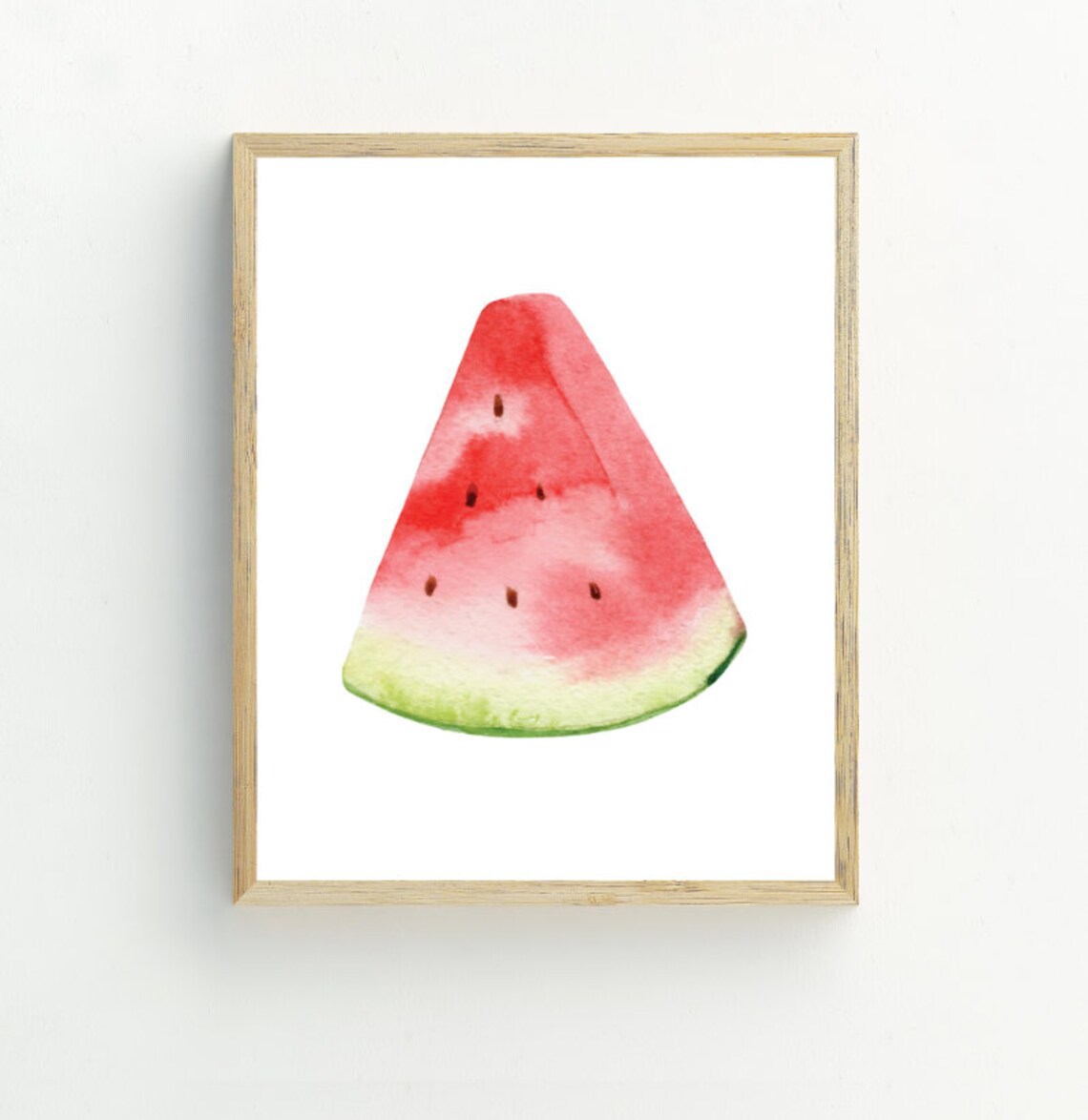 Watermelon Minimalist Kitchen Wall Art Print - Image 2