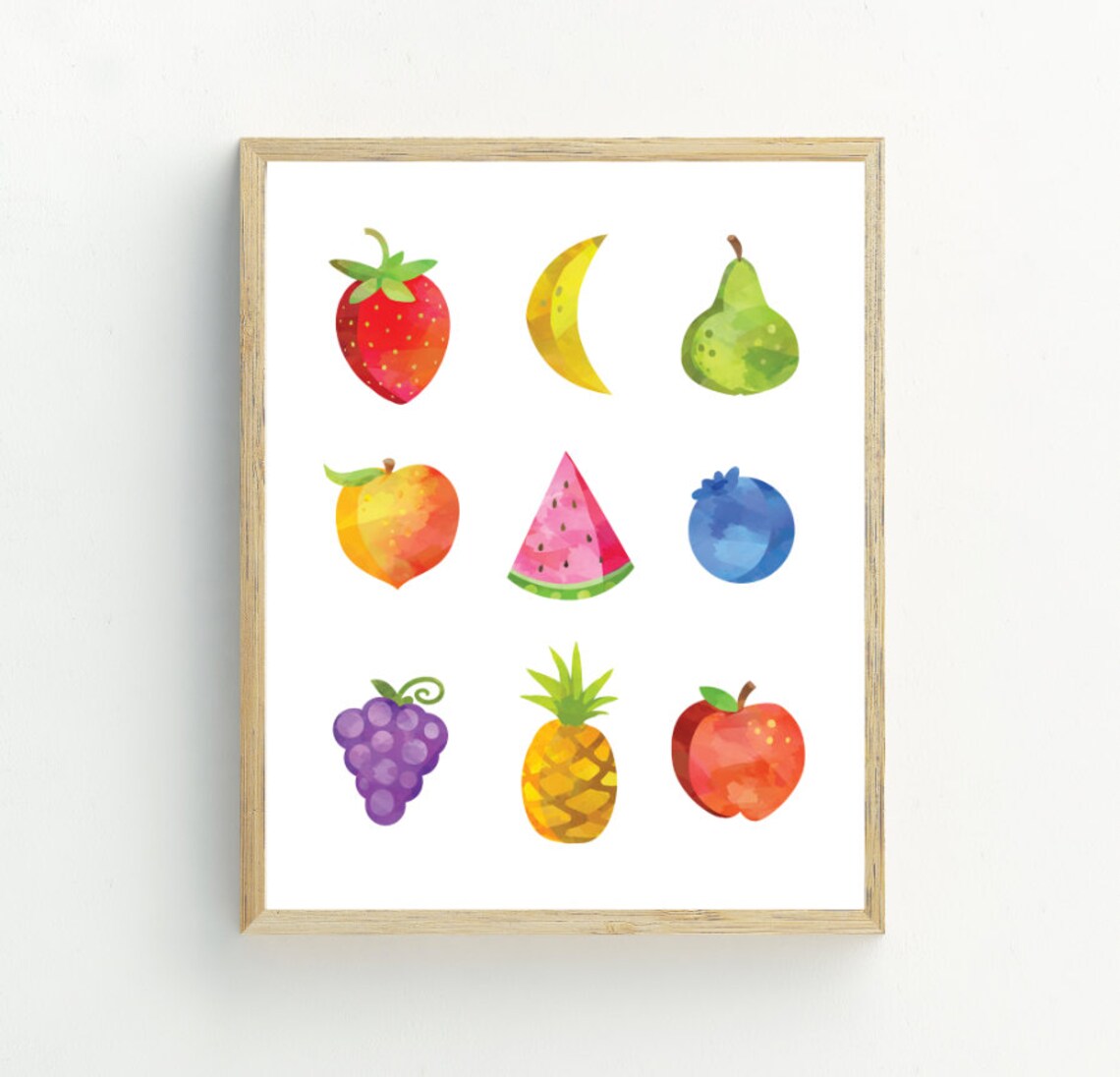 Minimalist Fruit Kitchen Wall Art, Art Print - Image 2