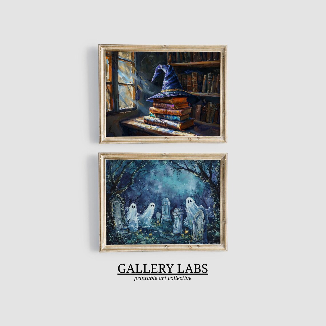 Halloween Art Print Bundle Spooky Gallery Wall Dark Academia Set Print - Image 2