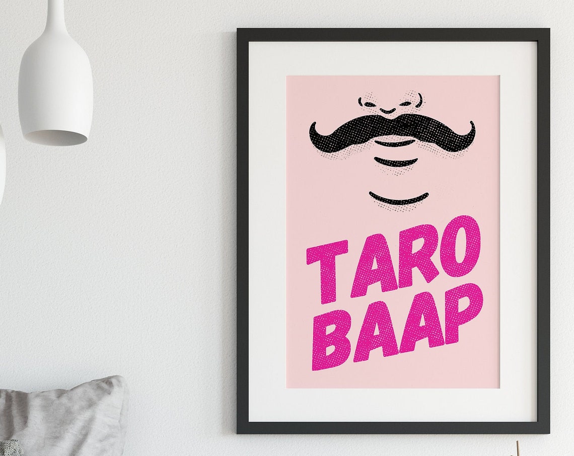 Indian Desi Poster, Taro Baap