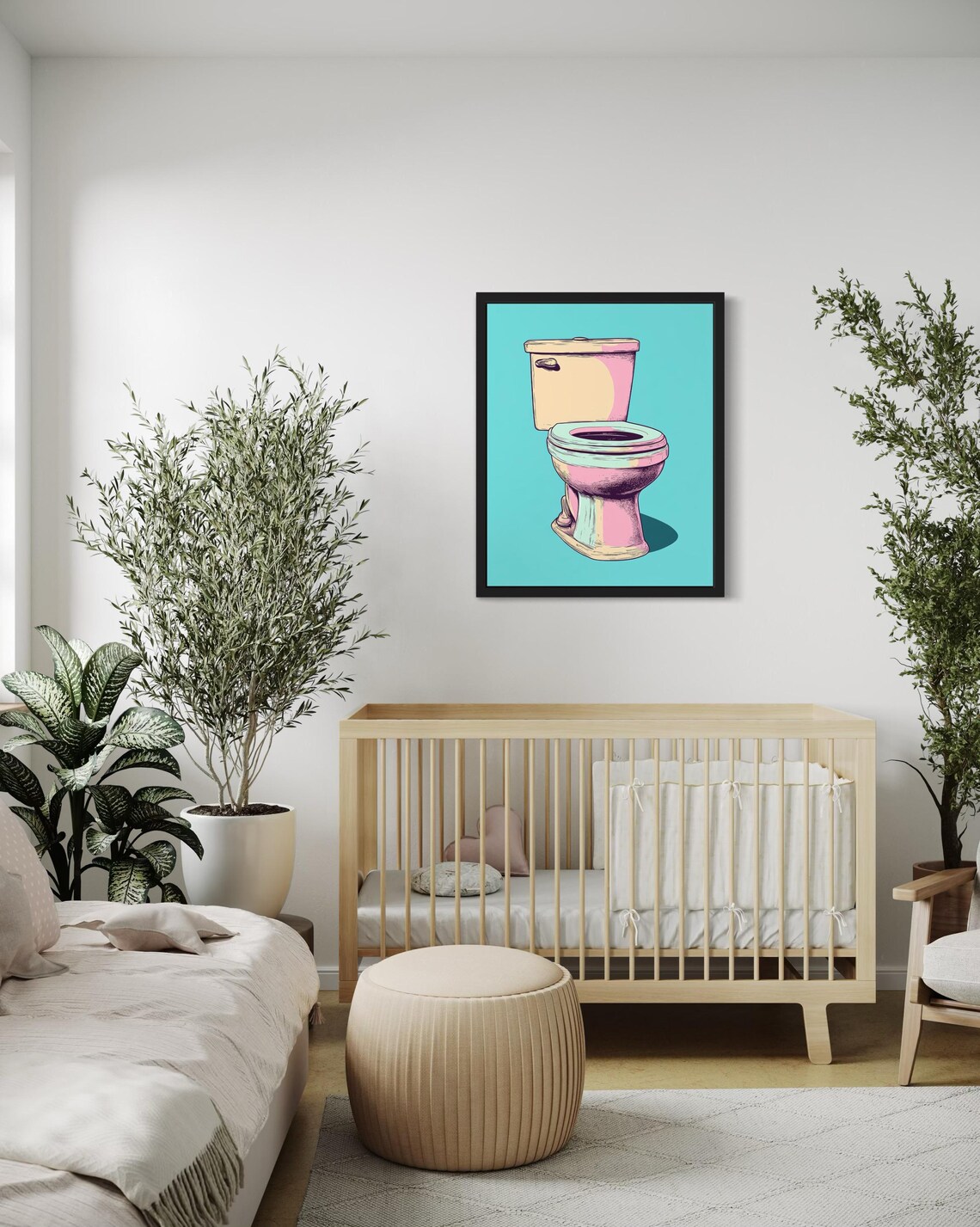 Toilet Pop Art Poster Print, Original Artwork - Image 2