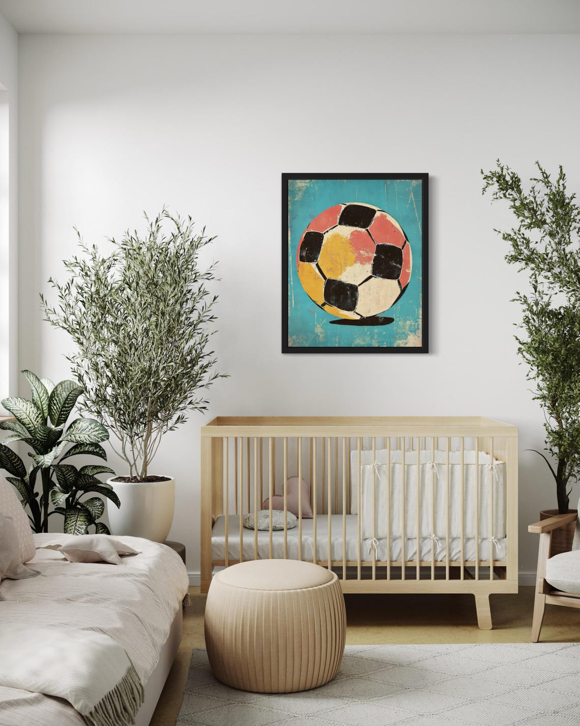 Soccer Pop Ball Poster Print - Image 4