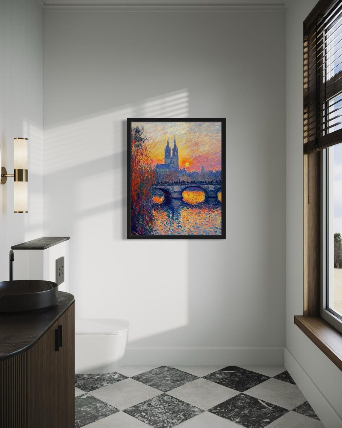 Germany Countries, Monet Art Print - Image 4