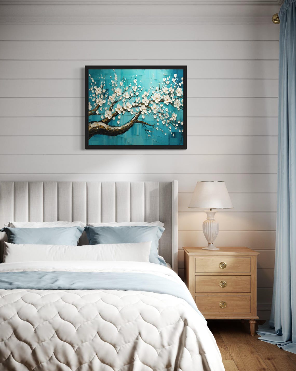 Cherry Blossom Abstract Poster Print - Image 4