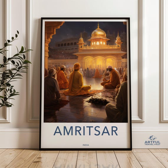 Amritsar Golden Temple Cultural Heritage Historic Sikh Shrine Spiritual Landmark Architecture Pilgrimage Site