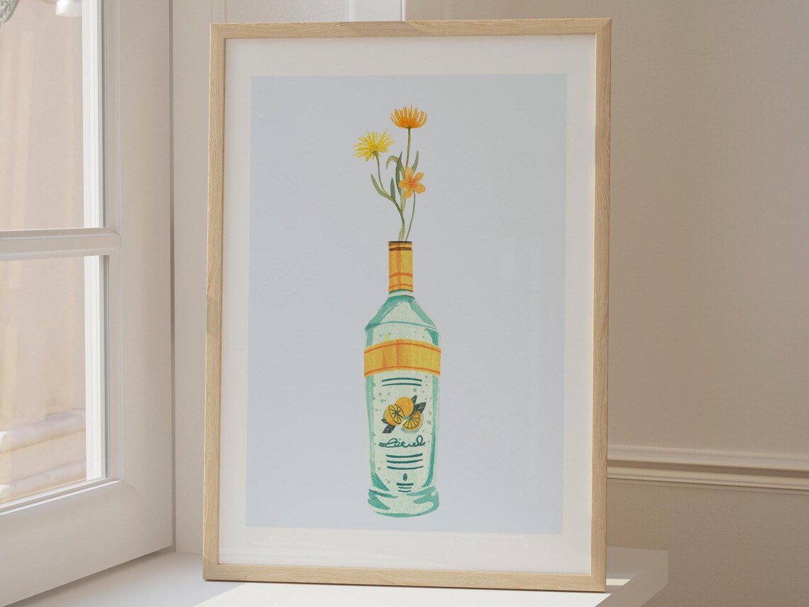 Flower Market, Botanical Floral Decor Poster