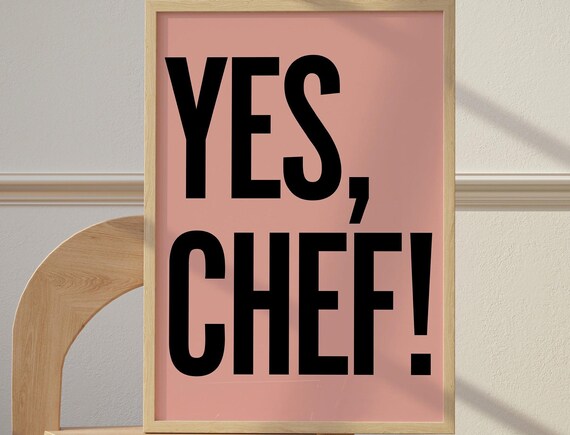I Love You Dude Let It Rip Wall Art The Bear Poster Kitchen Decor Yes Chef Illustration Tv Show Print
