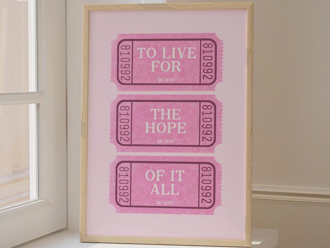 To Live For The Hope Of It All, Taylor Lyrics
