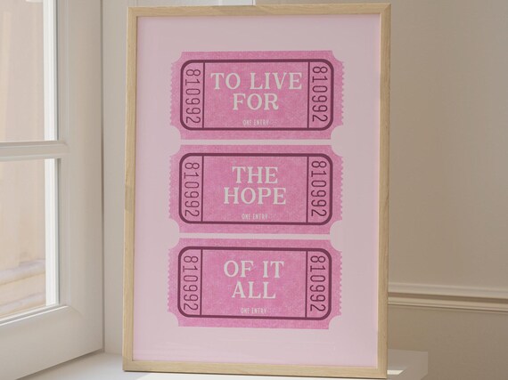 To Live For The Hope Of It All, Taylor Lyrics