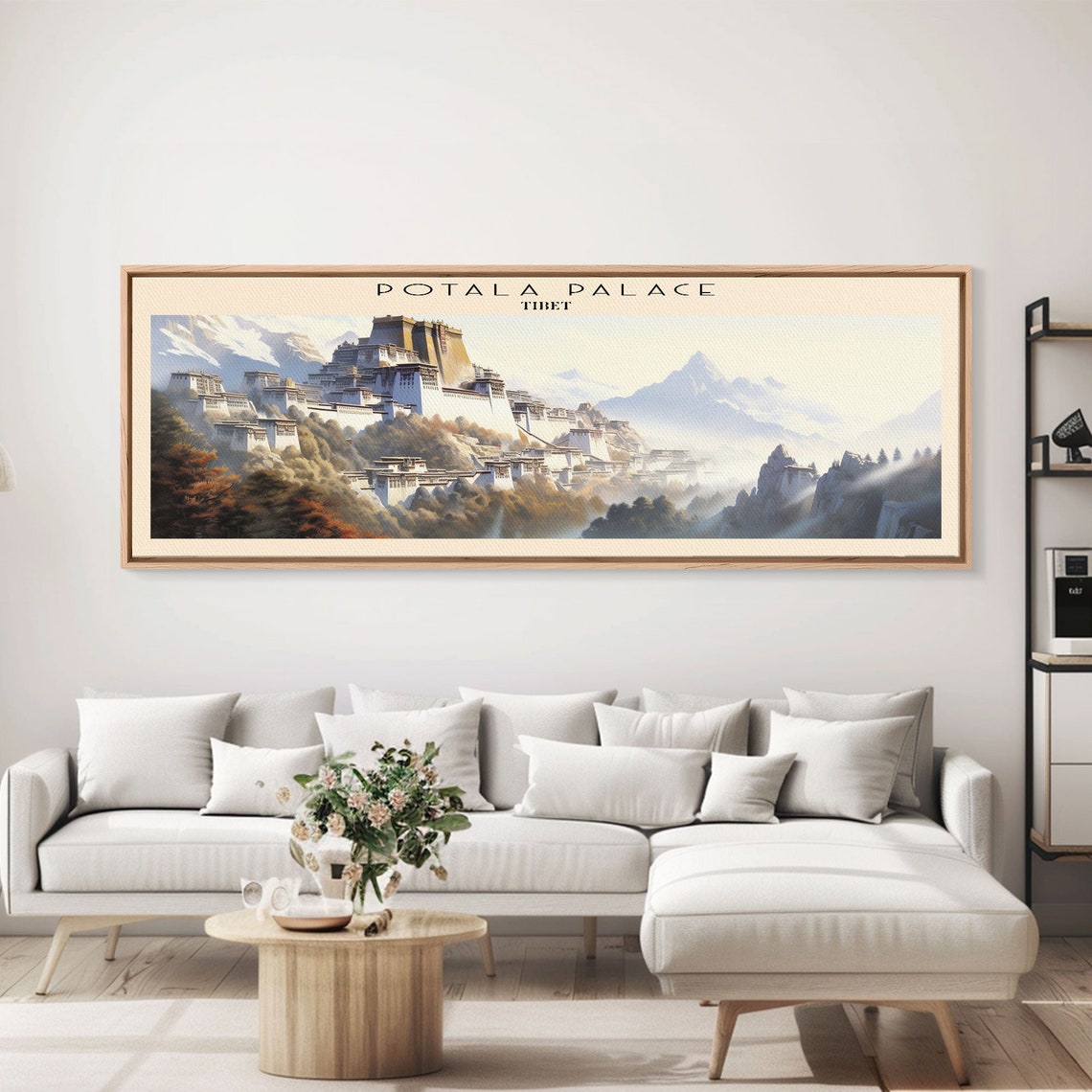 Potala Palace Tibet Hilltop Palace Mountain Backdrop Travel Poster - Image 6