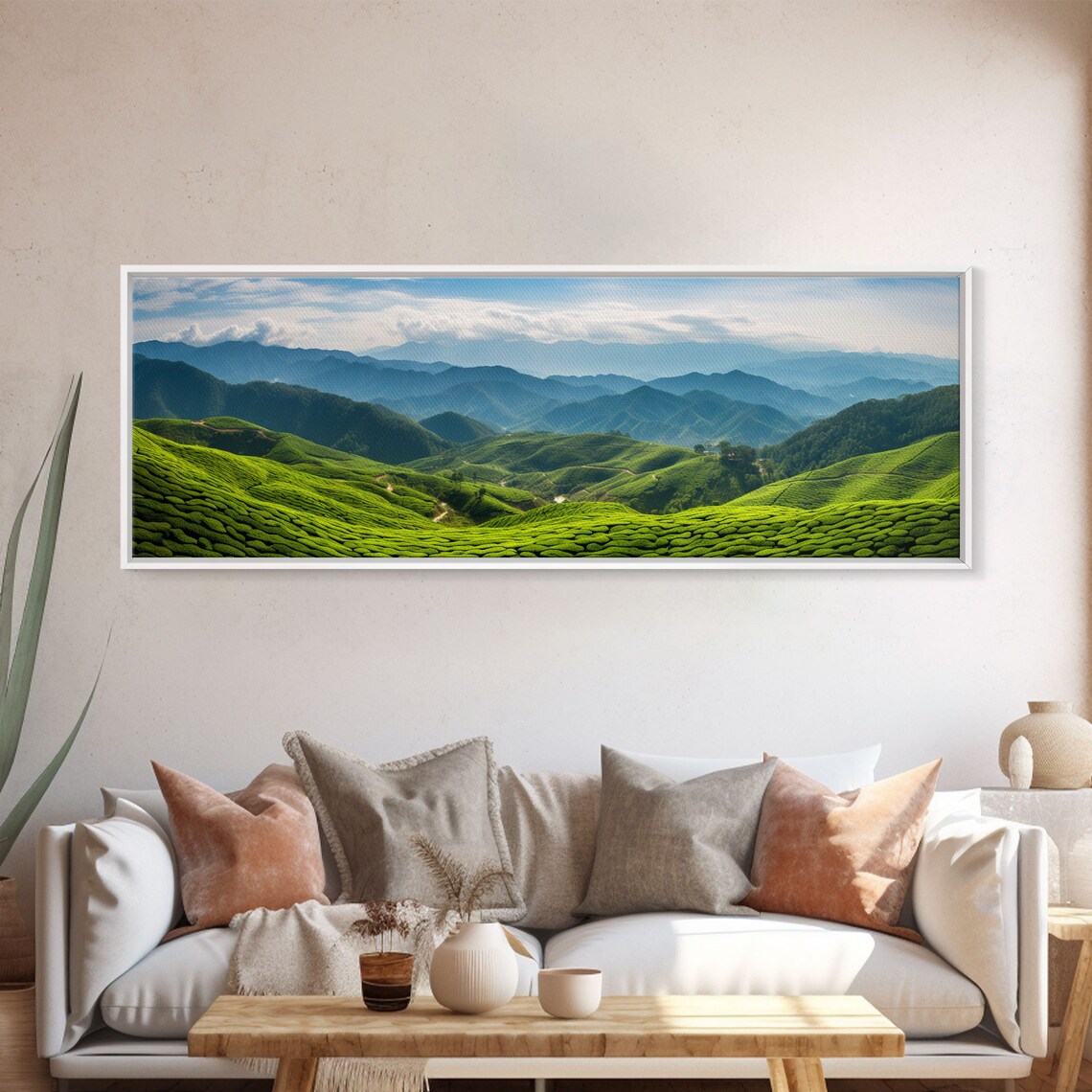Cameron Highlands Malaysia Tea Plantation Green Hills Photo Print - Image 5