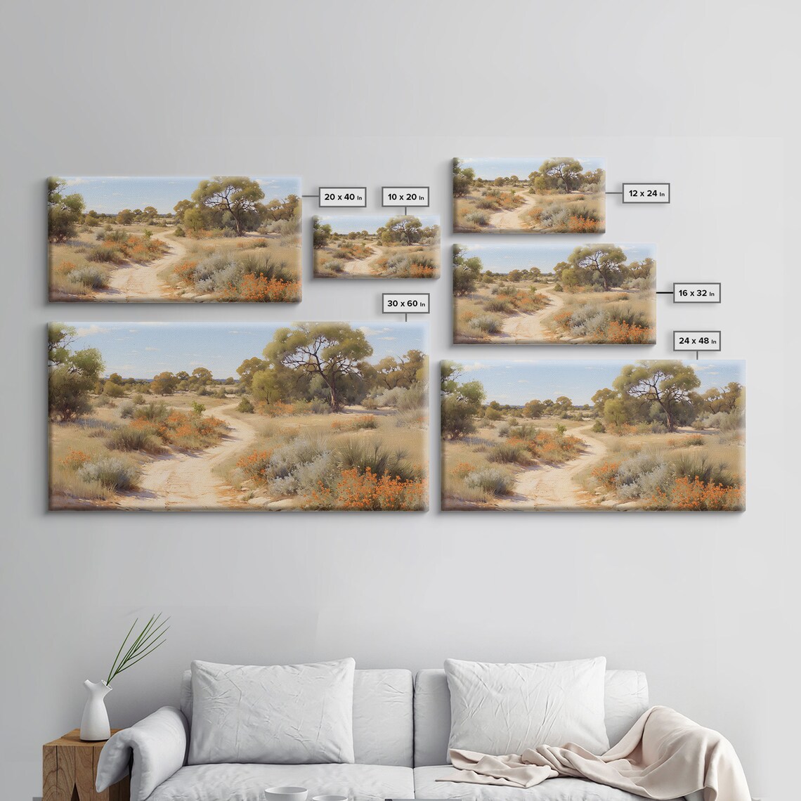 West Texas Prairies Oil Painting Print, Texan Art - Image 2