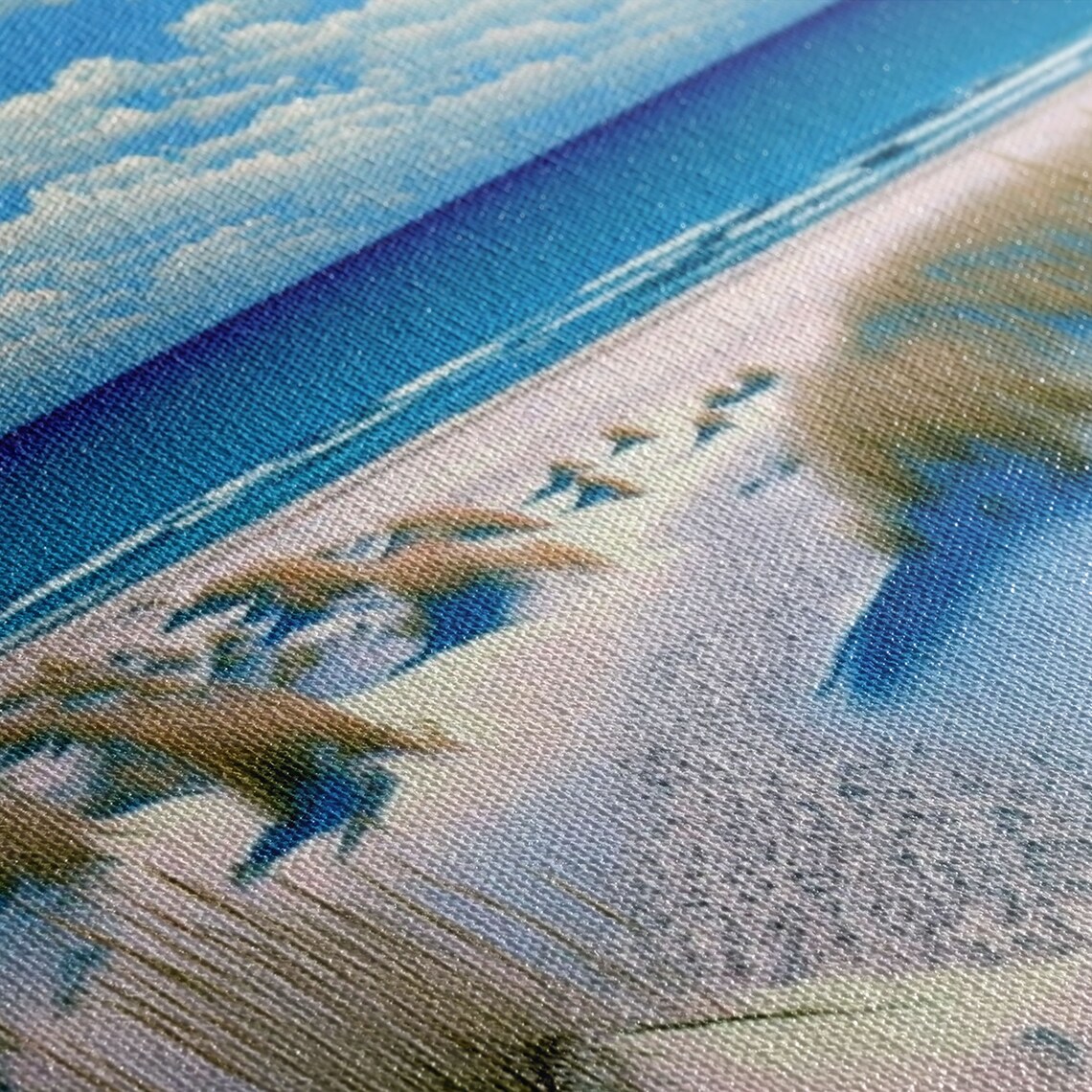 Beach Sunset Coastal Art Print, Living Room Decor - Image 2