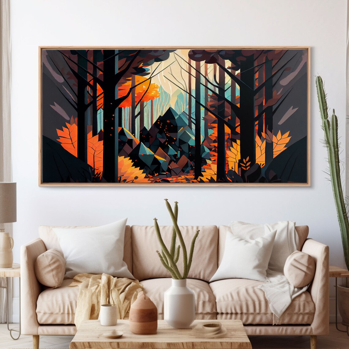 Forest Fire Seen Through A Kaleidoscope, Art Print - Image 3