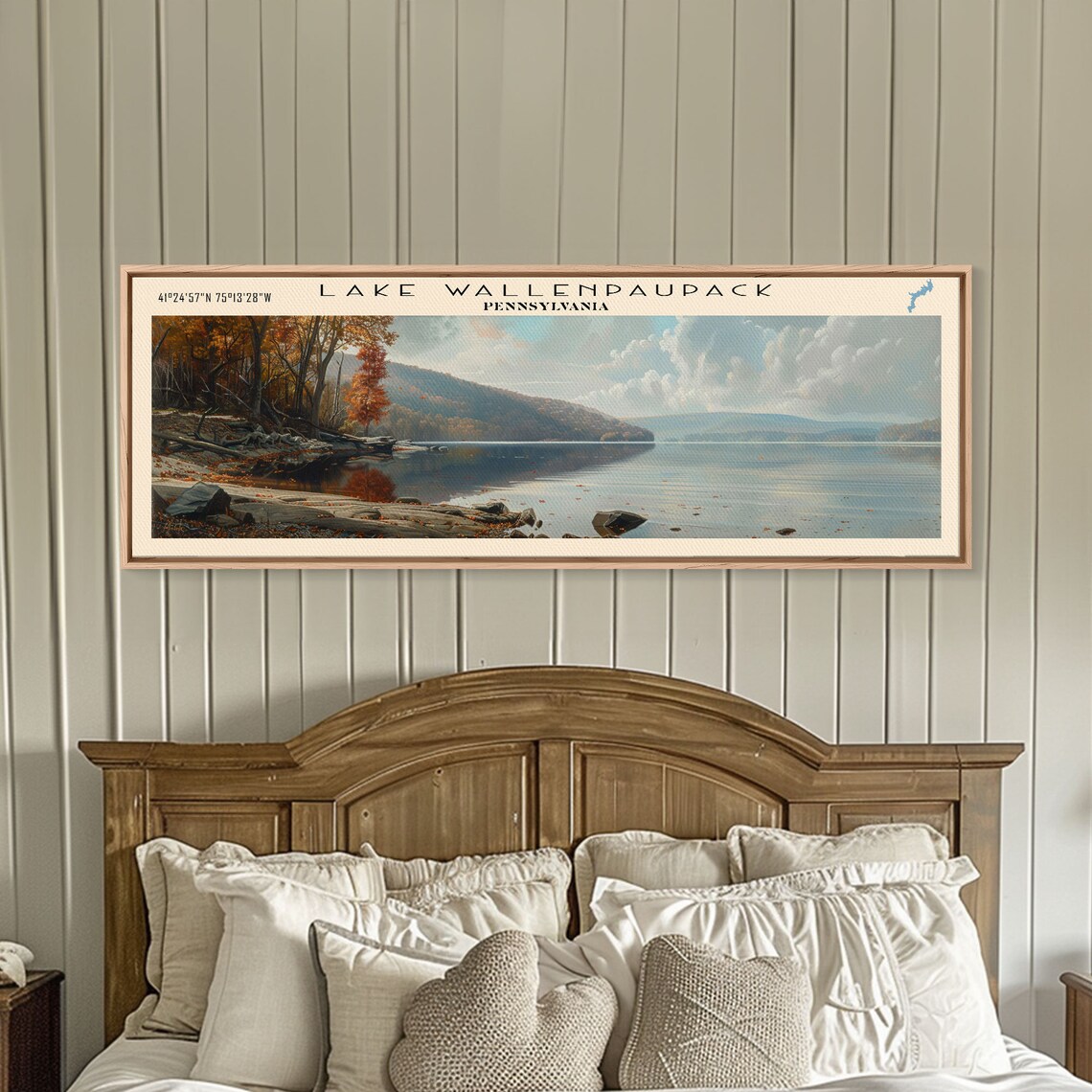 Lake Wallenpaupack Pennsylvania Travel Poster