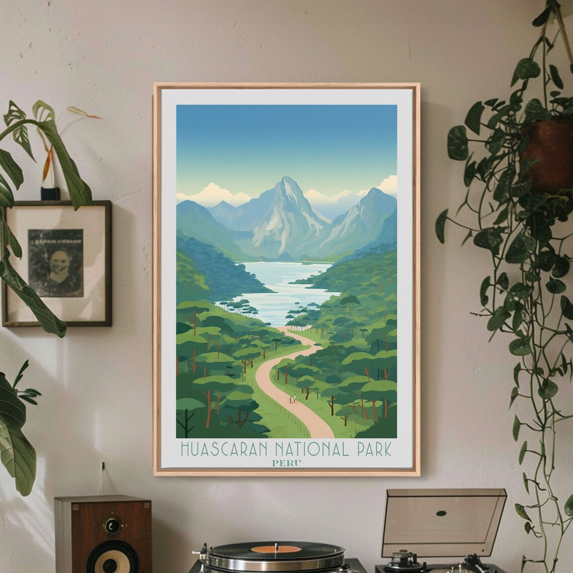 Huascaran National Park Peru Andes Snow Peaks Lake Valley Travel Poster - Image 6