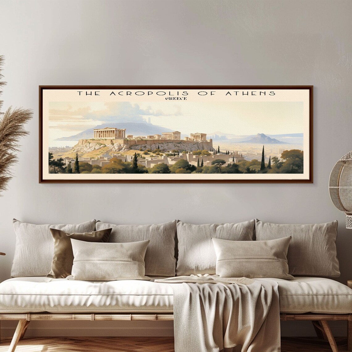The Acropolis Of Athens Retro Travel Poster, Greece - Image 4