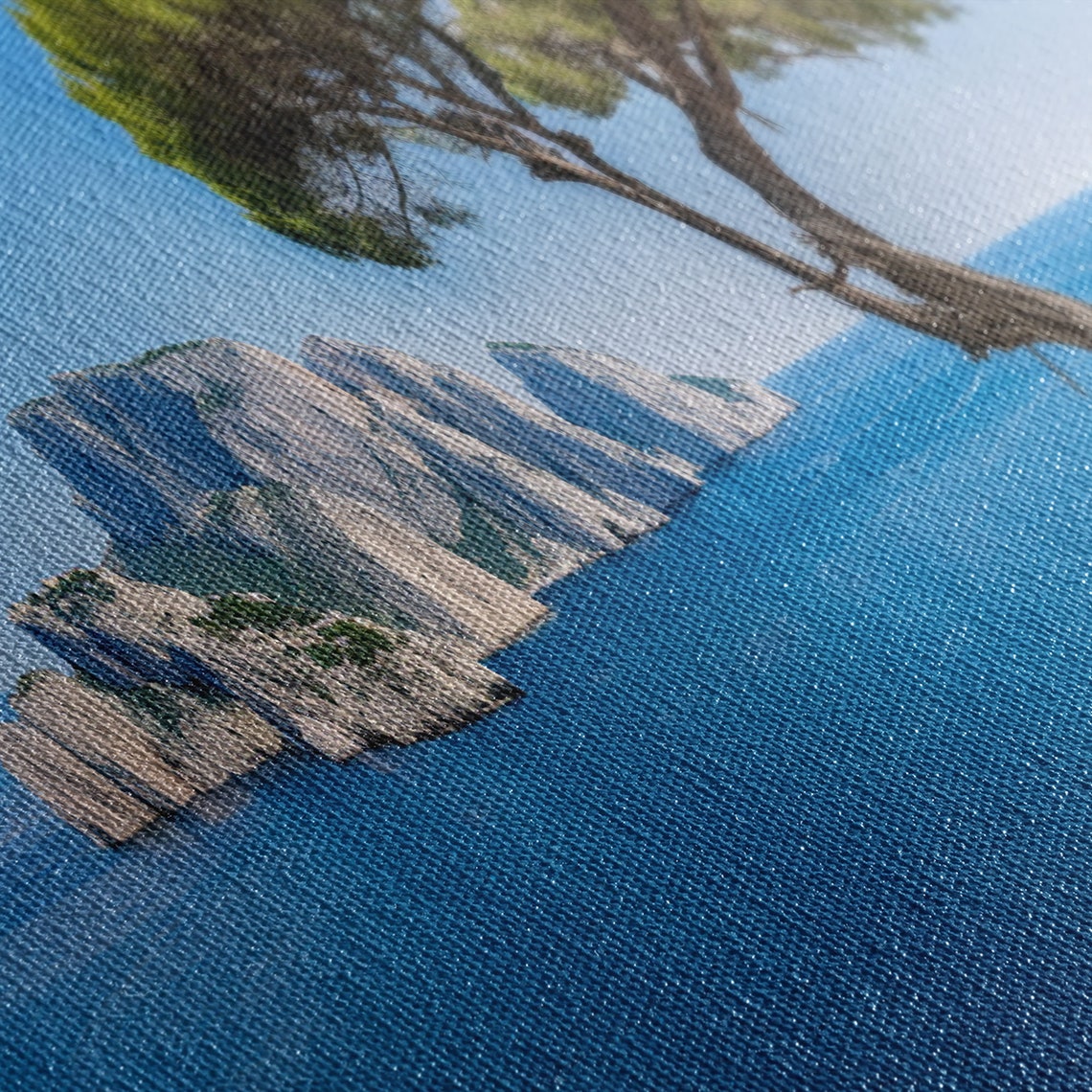 Capri Italy Faraglioni Sea Stacks Mediterranean Coast Panoramic Print - Image 2