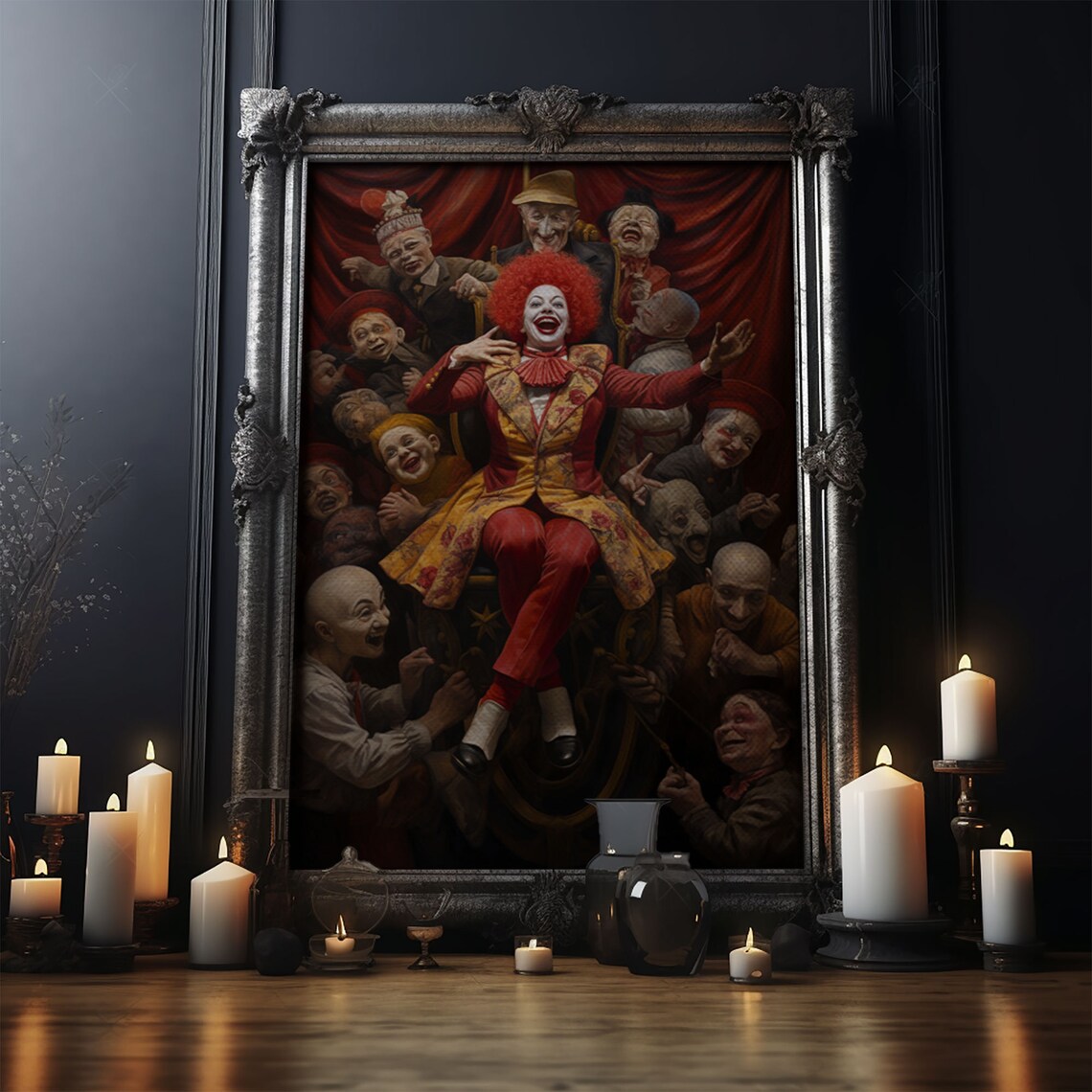 Macabre Circus Halloween Victorian Gothic Art Print - Image 4