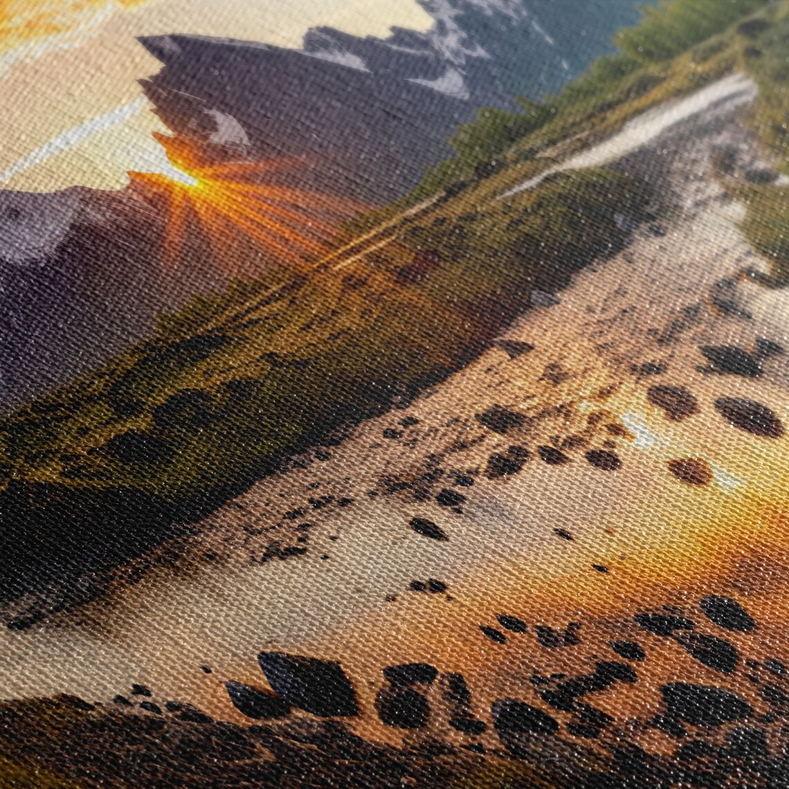 Katmai National Park Sunrise Snowy Peaks Tundra Stream Panoramic Poster - Image 2