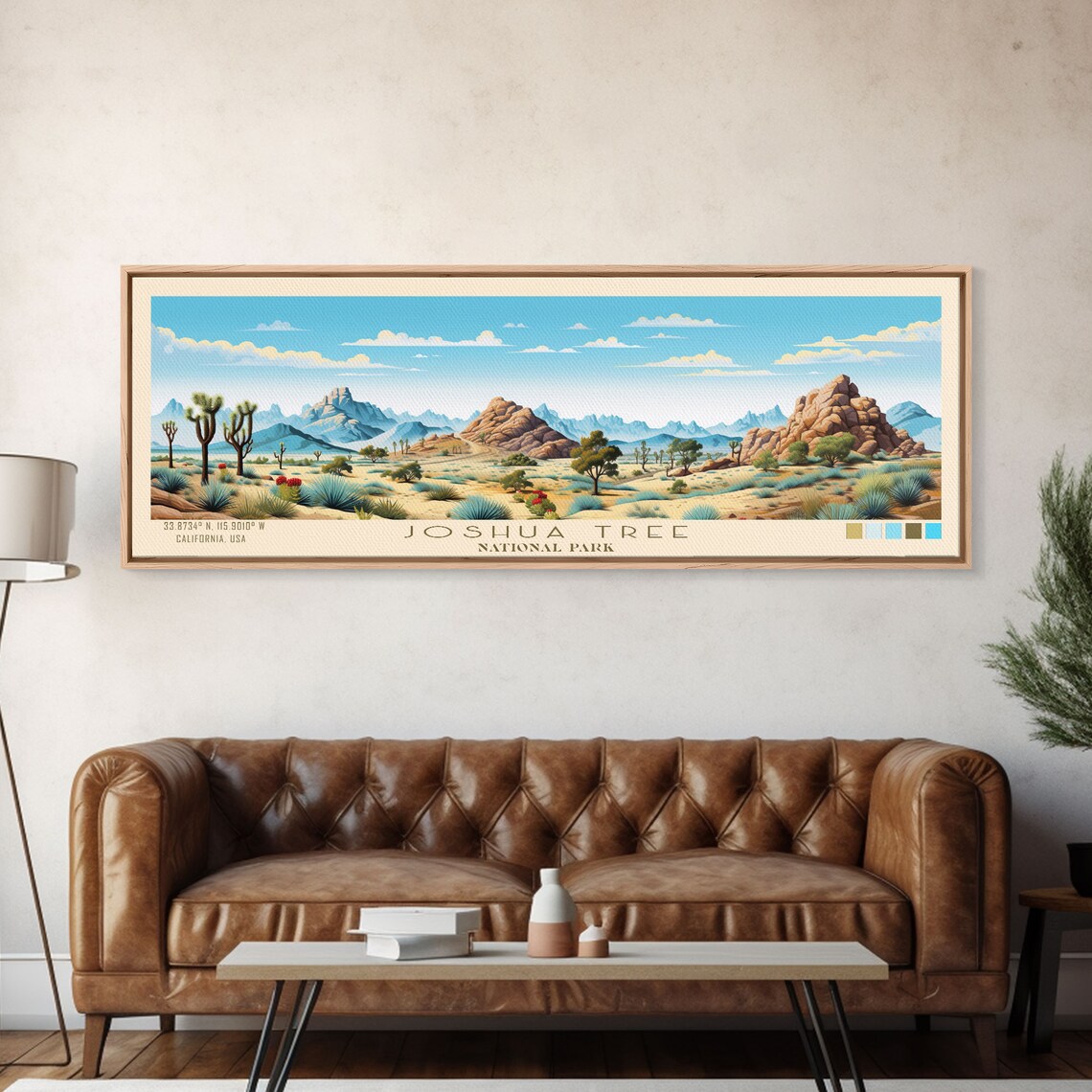Joshua Tree National Park, Minimalist Travel Art Print - Image 6