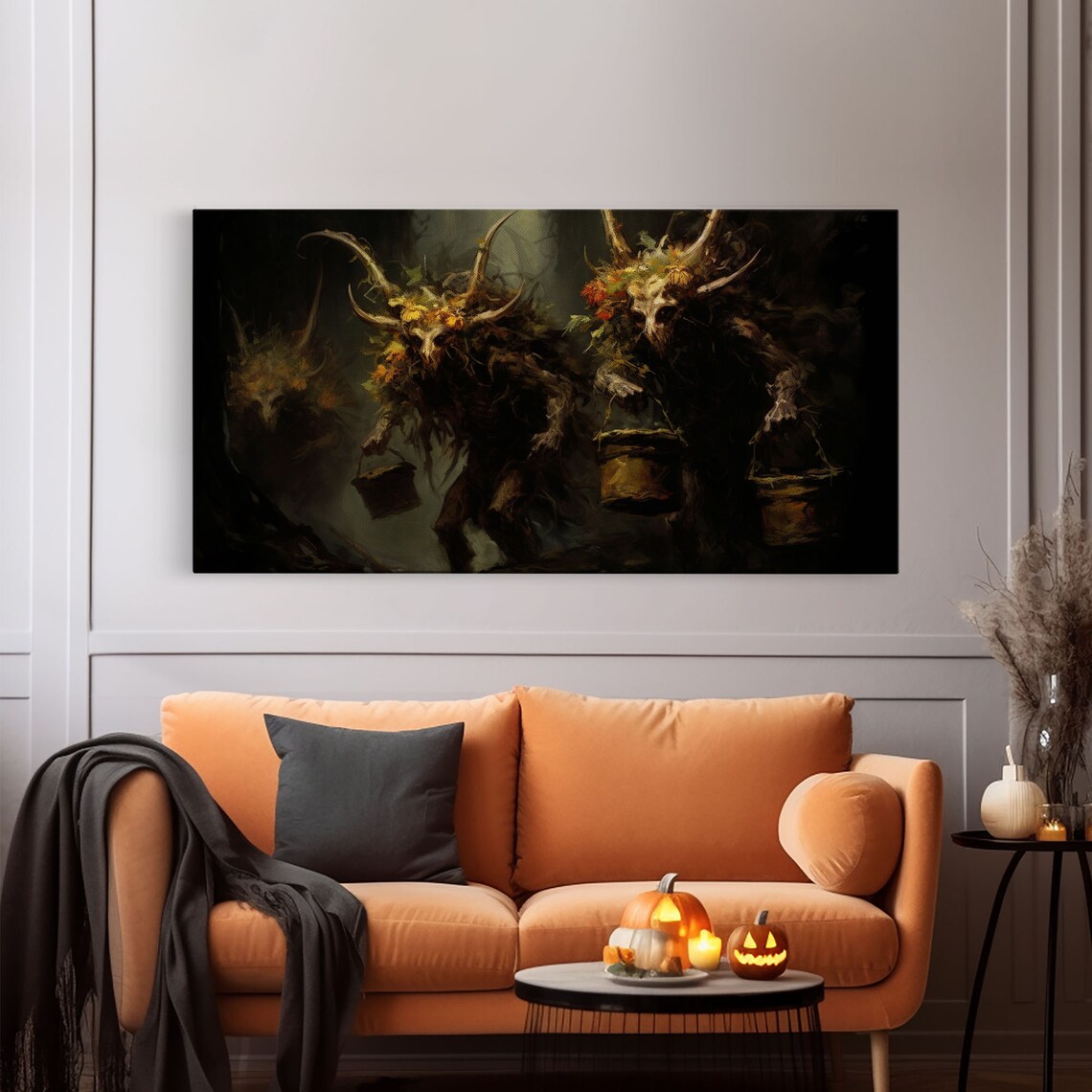 Wendigos Demonic Halloween Art Print, Gothic Victorian - Image 6
