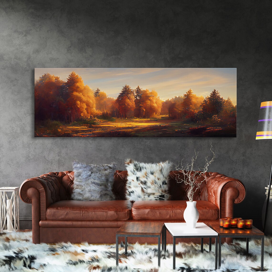 Forest In Autumn, Fall Decor Wall Art Print - Image 3