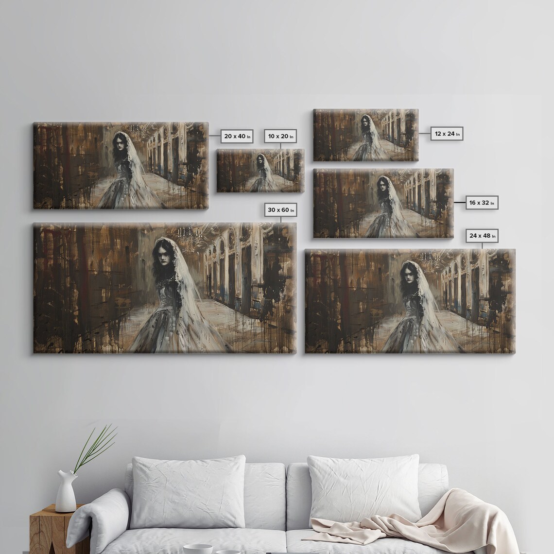 Ghostly Bride Haunted Wedding, Halloween Decor - Image 2