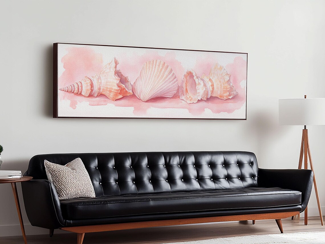 Shell Painting, Coastal Nautical Decor Idea - Image 2