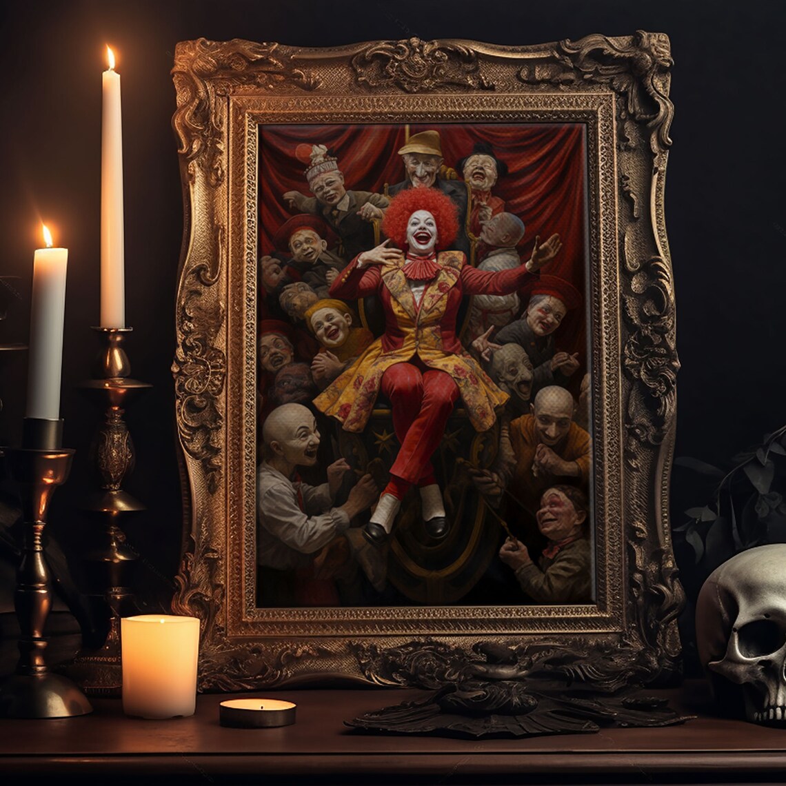 Macabre Circus Halloween Victorian Gothic Art Print - Image 6