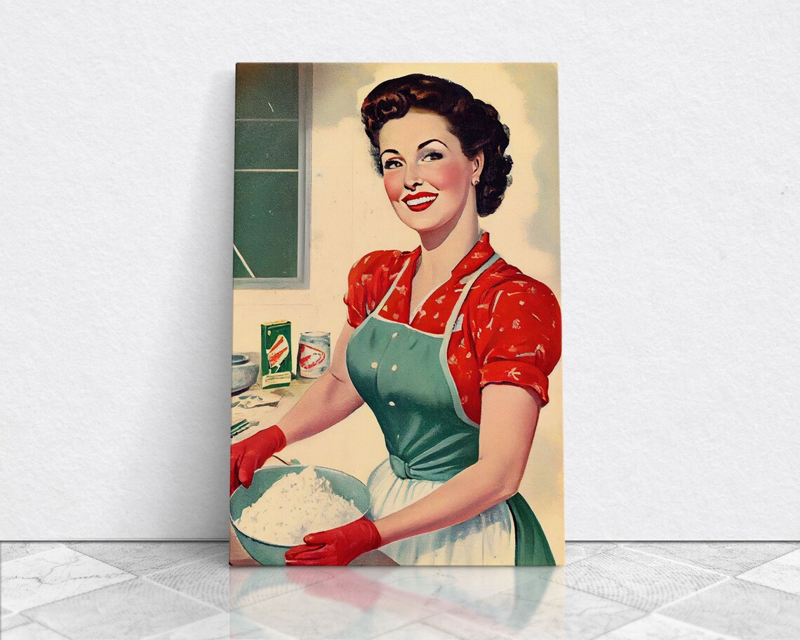 Retro 1950s Baking Advertisement, Kitchen Art Print - Image 5